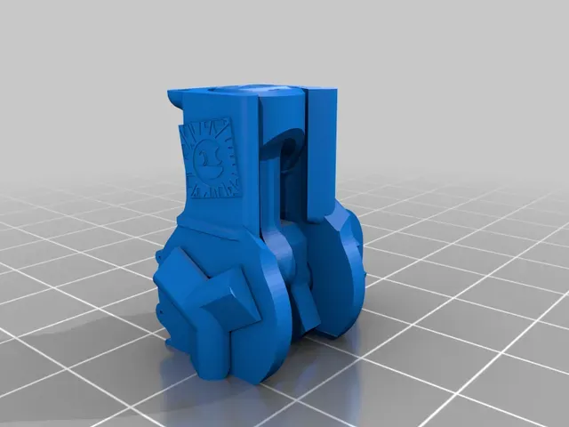 Print in Place Engine Keychain! -Easy to print! — Image 3 of 3