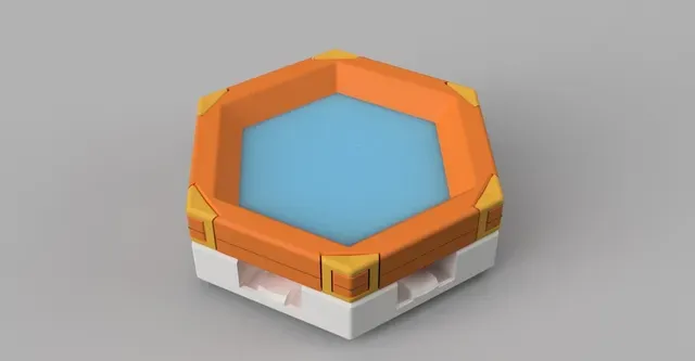 Marble track - Trampoline (Gravitrax compatible when using my 6 exit basic tile) — Фото 2 из 5