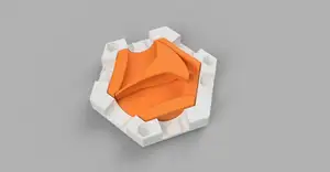 Marble track - lane switch (Gravitrax compatible when using my 6 exit basic tile)