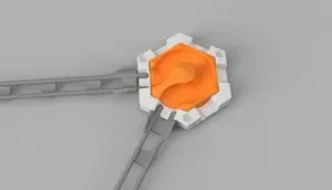 Marble track - horizontal loop (gravitrax compatible by using my 6 exits basic tile)