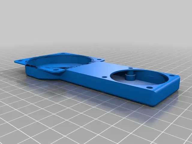 Vertical fan duct from 40mm to 60mm for Anycubic Kossel linear plus — Фото 4 из 4