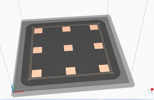 Perfect 1st layers! Ender 3 v2, Ender 3S1, Ender 3S1 Pro - 3x3 Calibration Bed Leveling Squares optimized for Professional firmware with UBL — Фото 5 из 5