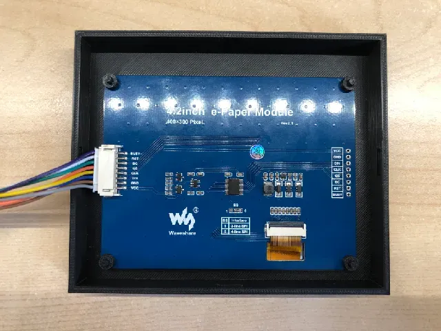WaveShare 4.2“ e-Paper case - symmetrical and without holes — Image 12 of 13