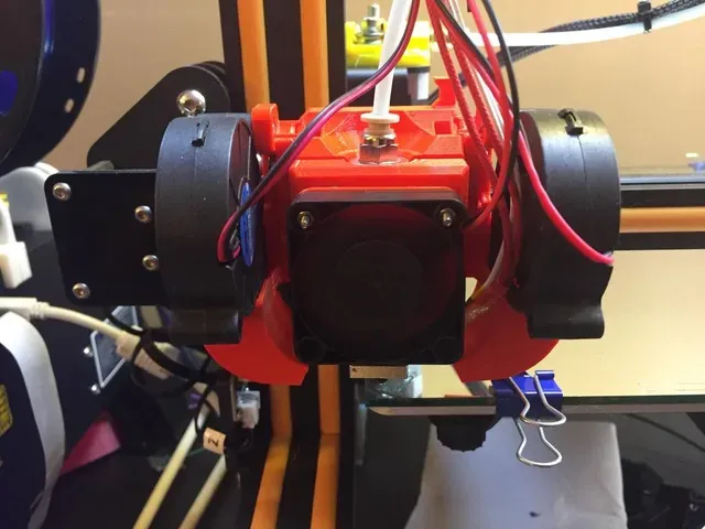 CR-10 Heavy Duty customisable modular e3D V6 mount Volcano 5015 ABL — Фото 2 из 25
