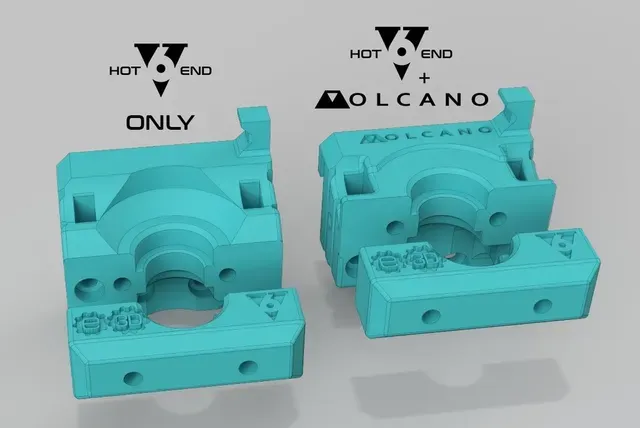 CR-10 Heavy Duty customisable modular e3D V6 mount Volcano 5015 ABL — Фото 3 из 25