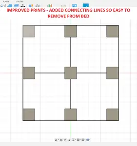 Perfect 1st layers Improved! Updated calibration prints to complement the original 3x3 bed squares for UBL supporting firmware