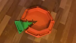 Octagonal Dice Tray, Sliced
