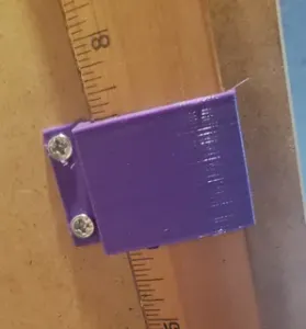 Under desk Ruler Holder