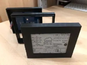 Dual WaveShare 4.2“ desktop e-Paper case - symmetrical and without holes
