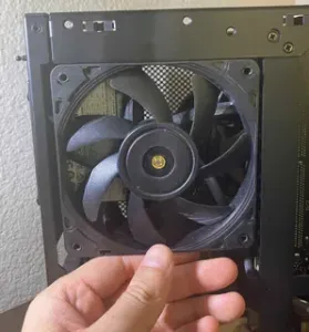 120x15mm alternative fan mount for NCASE M1