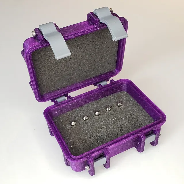 Nozzle or Small Tool Latching Storage Box / Case / Holder — Image 5 of 5