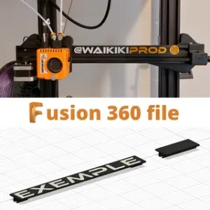Tuto - Créer ses propres plaques décorative de profilés aluminium - Fusion 3D File
