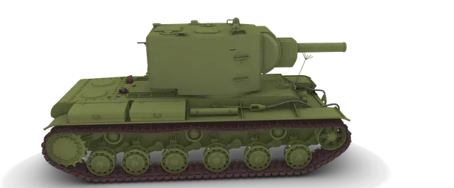 Věž verze KV-2 pro úpravu RC modelu tanku KV-1 1:10