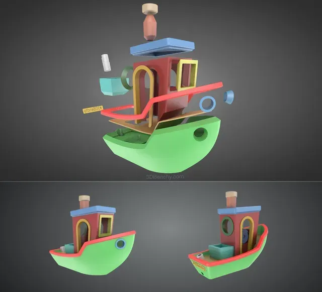 #3DBenchy – The jolly 3D printing torture-test by creativetools.se — Image 3 of 11