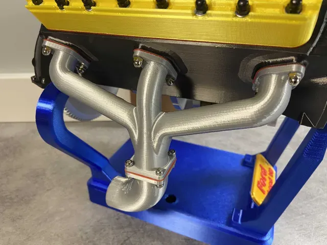 Ford FlatHead V8 (3/14) / Exhaust Headers add-on