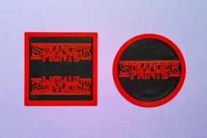Stranger Prints coasters - no-MMU and customizable