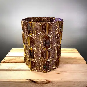 Mosaic Chevron Ripple Vase