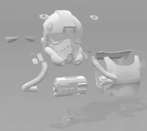 Tie Pilot Armour / Chest Box