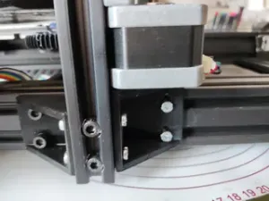 Ender 3 Max Bottom brace motor side