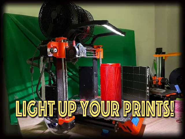 Z42 Prusa MK3 Light Bar and Filament Guide