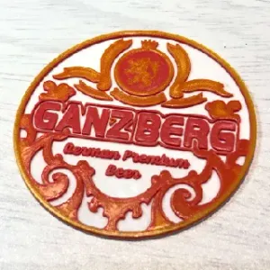Ganzberg Beer Coaster - Cambodia