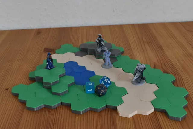 TriHex - Tabletop Terrain Tiles