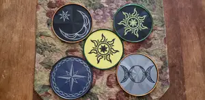 Sun, Moon, & Star Coasters