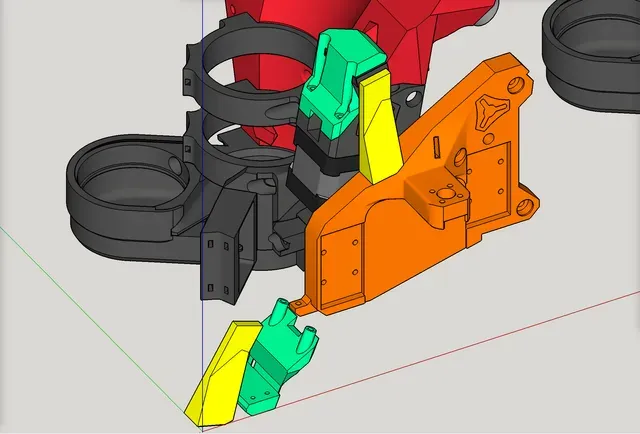 LowRider 3 CNC - reversal of homing on short axis (for swapping X & Y axes) FOR PRINTED XZ PLATES (v1.3b) — Фото 2 из 5