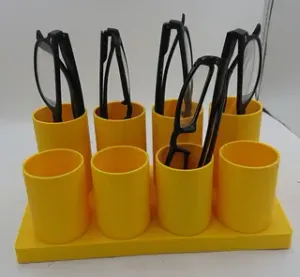 Desktop glasses holder
