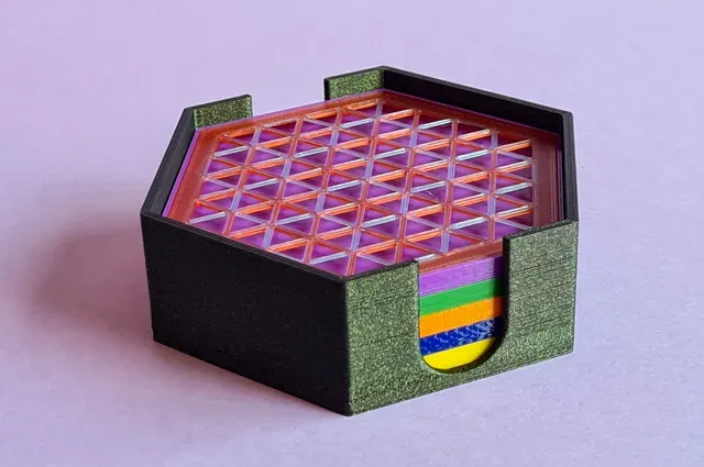 Geo-parametric coaster + holder + modifiers — Фото 18 из 22