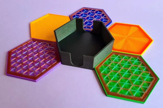 Geo-parametric coaster + holder + modifiers — Фото 19 из 22