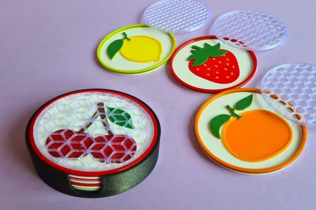 Geo-parametric coaster + holder + modifiers — Фото 7 из 22