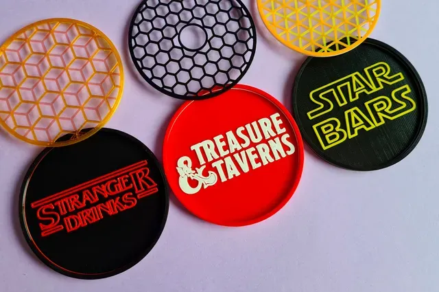 Geo-parametric coaster + holder + modifiers — Фото 3 из 22