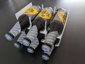 Bottle rack for beer bottles