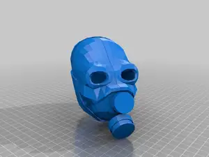 Half Life Metro Cop Mask print ready