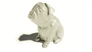 Josef Prusa's pug Buddy Low Poly