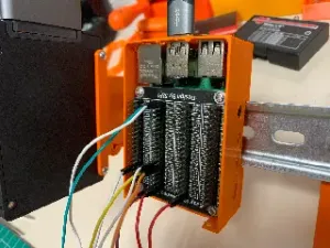 Raspberry Pi 4B DIN Rail Holder