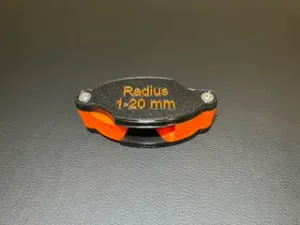 Radius Gauge 1-20mm (M5 Socket Head Cap Screw and MMU)