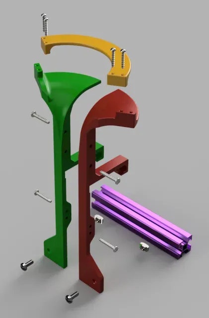 Hotend Cable Vertical Support Coreception, Elf & SapphirePro — Image 12 of 26