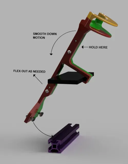 Hotend Cable Vertical Support Coreception, Elf & SapphirePro — Image 14 of 26