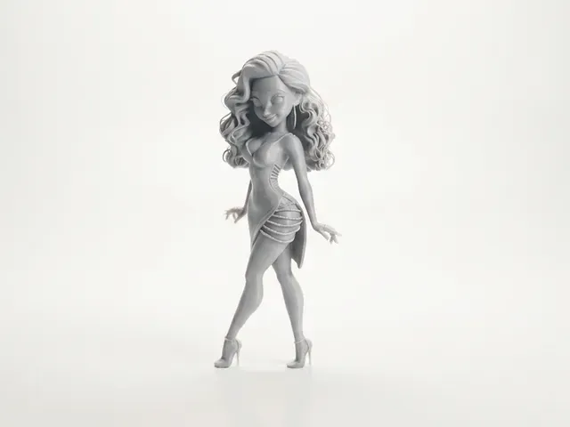 Elegant Woman Dancing Figurine Female Figure 3D Printable — Фото 2 из 5