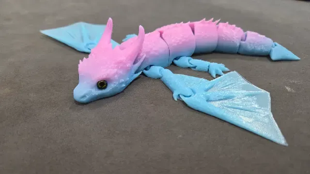 Articulated Baby Smaug - 6mm glass eye compatible — Фото 3 из 7