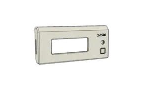 clean OLED cover for Prusa i3 MK3/S/S+ or Caribou MK3/S/S+ without text
