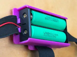 Head-Strap-Mount for 2s 18650 Box for EV800D/EV800DM