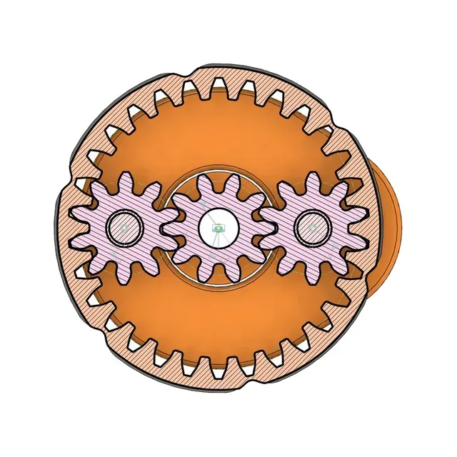3:1 Geared knob for Prusa MK2(S), MK3(S) and mini! — Image 4 of 5