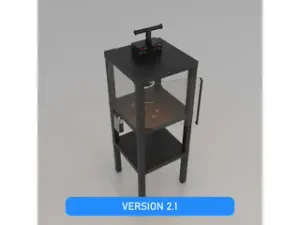 Temperature Controlled LACK Enclosure With Motion Sensor LED Lights
