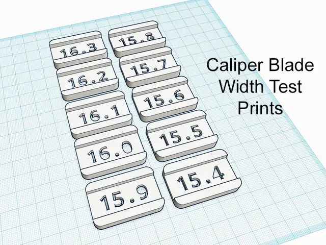 Radius Gauge Remix - Tighter Fit, 0.02 - 0.04mm Accuracy, Flush Fit for ~16mm x 3.5mm Caliper Blades — Image 3 of 7