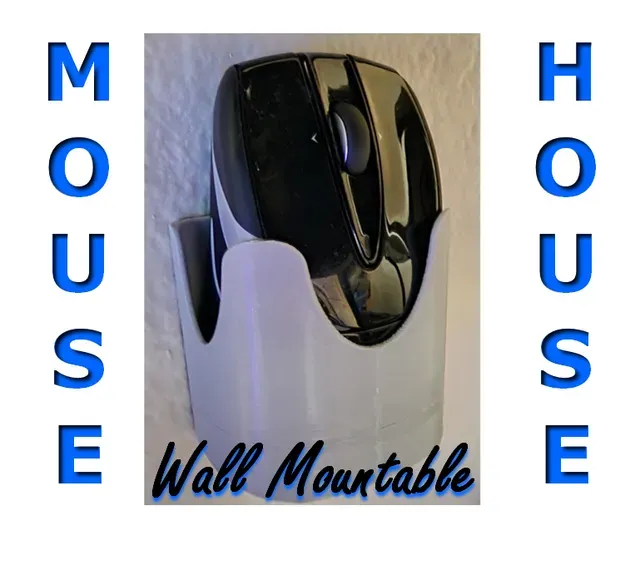 Computer Mouse House (Wall Mount Storage)
