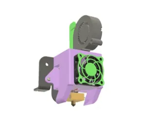 Slick Ender 3/3-Pro/5/CR-10 2in1 duct 5015