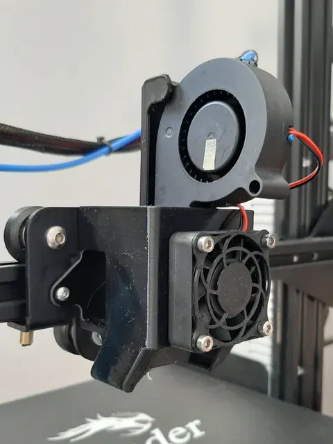 Slick Ender 3/3-Pro/5/CR-10 2in1 duct 5015 — Image 10 of 17